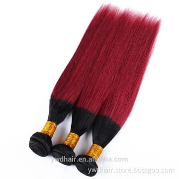 10-26inch Grade 7a indian straight virgin hair red color Cheap indian remy human hair weaving